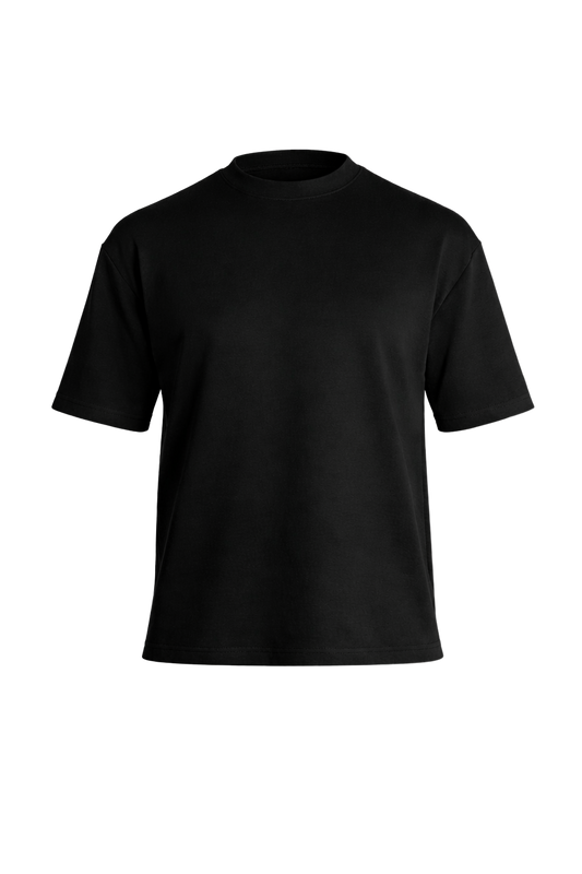 THE PERFICT RELAXED FIT TEE BLACK